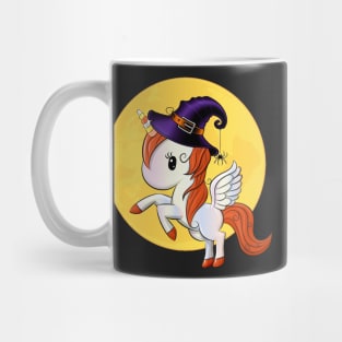 Halloween Unicorn Pegasus Witch Mug